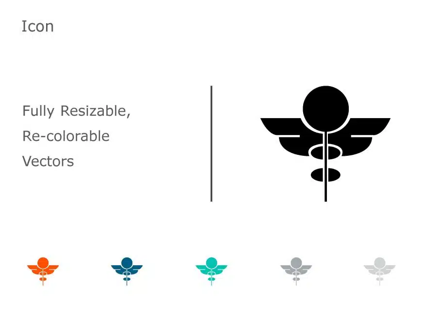 Caduceus Icon 02 PowerPoint Template