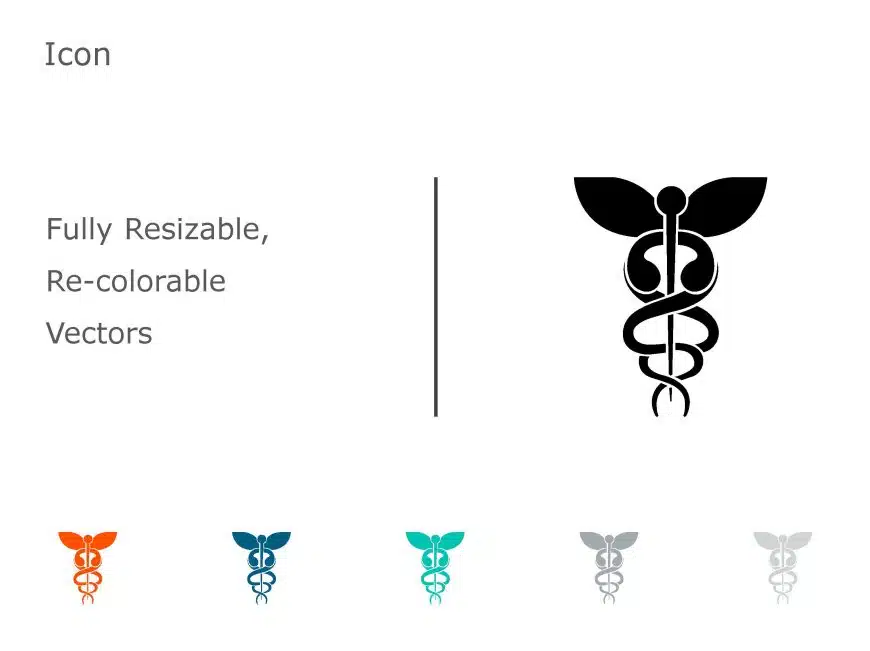 Caduceus Icon 05 PowerPoint Template