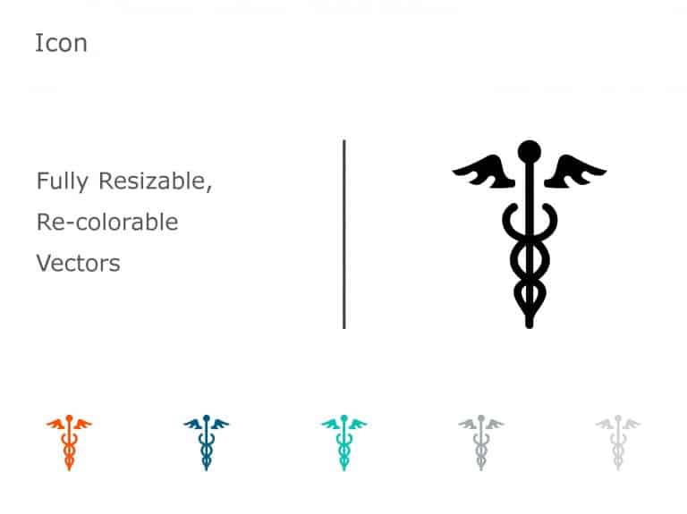 Caduceus Icon 07 PowerPoint Template & Google Slides Theme