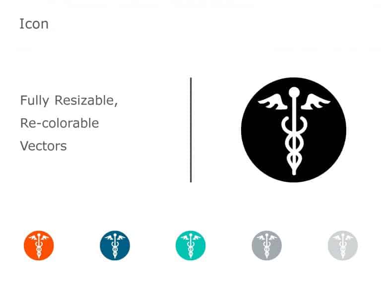 Caduceus Icon 08 PowerPoint Template & Google Slides Theme