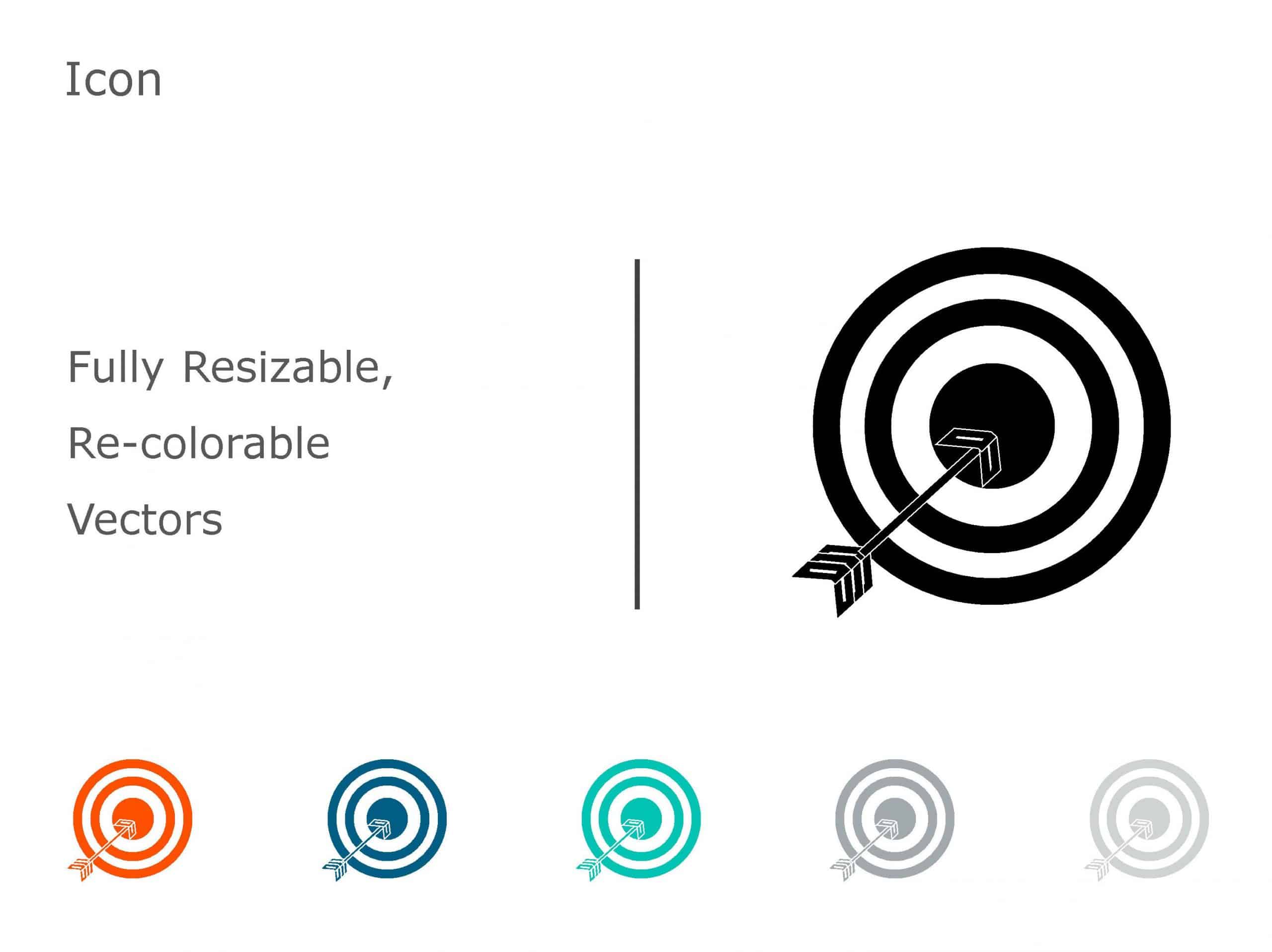 Target Icon 01 PowerPoint Template