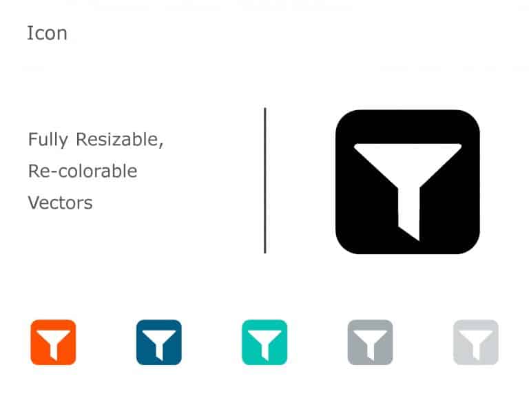 Filter Icon 07 PowerPoint Template & Google Slides Theme