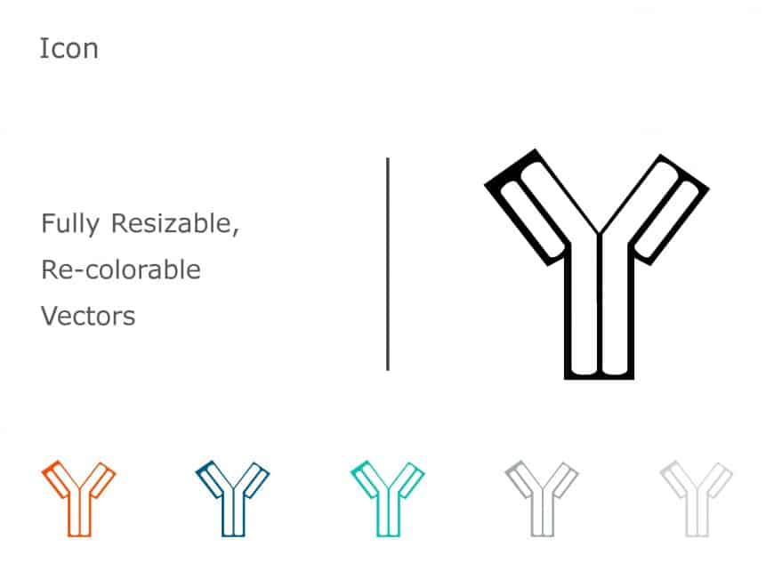 Anti-Infectives & Antibody Icons 10 PowerPoint Template