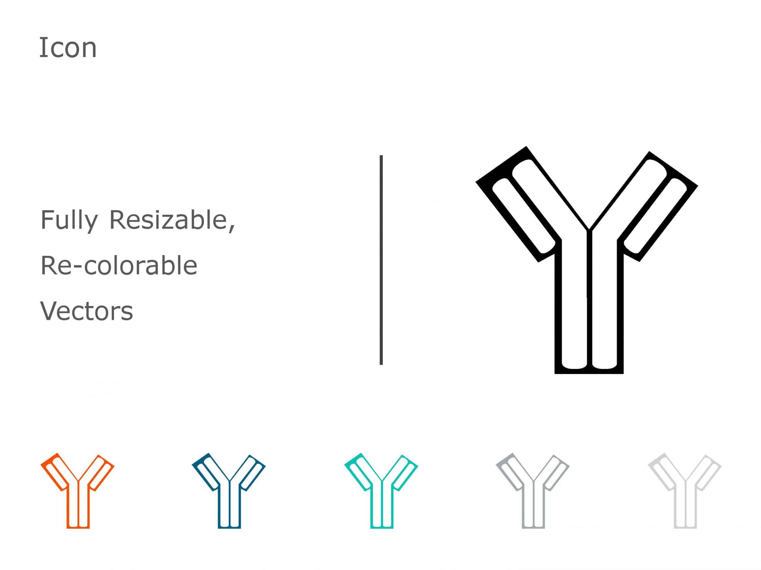 Anti-Infectives & Antibody Icons 10 PowerPoint Template