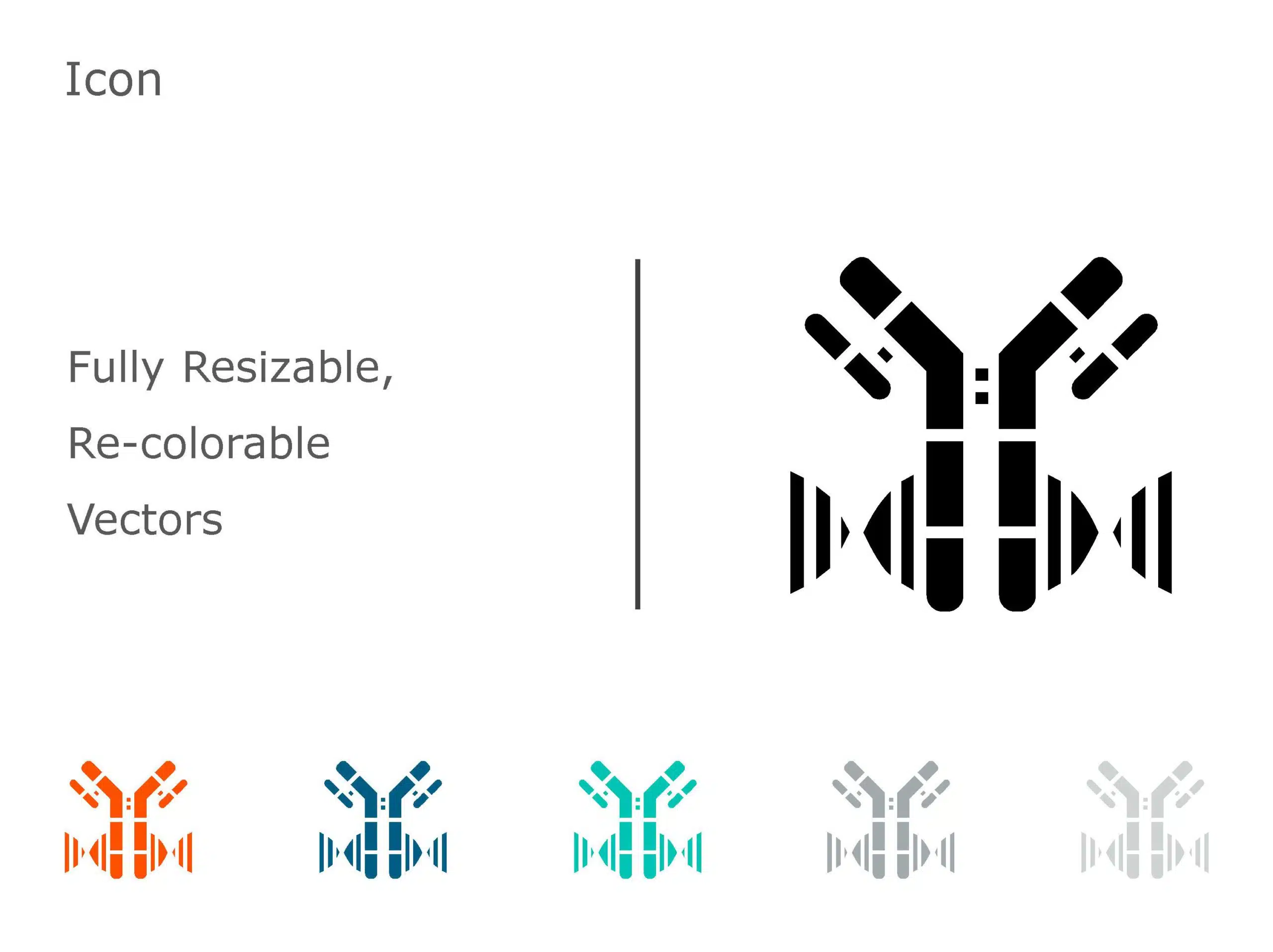 Anti-Infectives & Antibody Icons 13 PowerPoint Template & Google Slides Theme