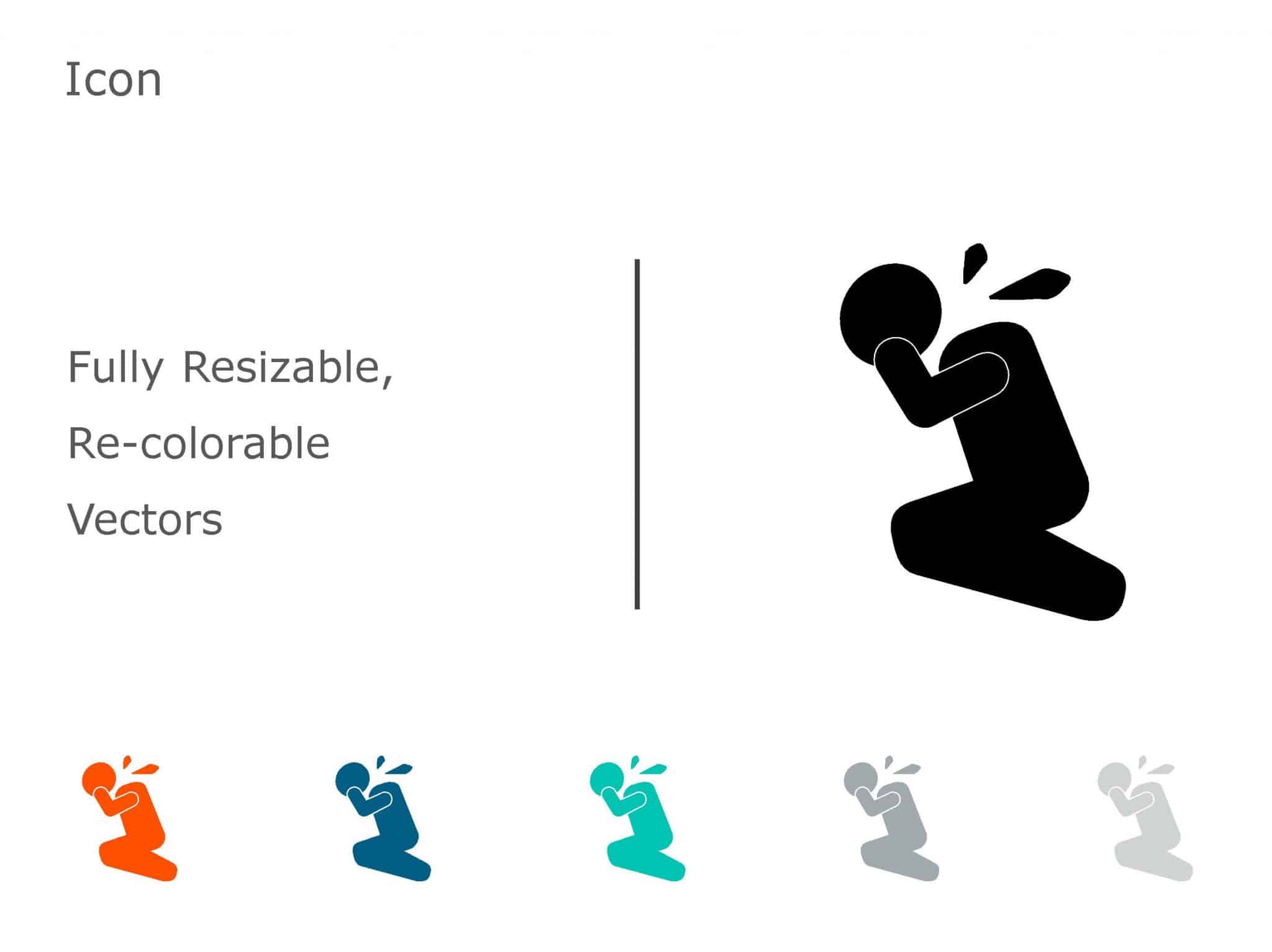 Weakness PowerPoint Icon 07 | Powerpoint Icons Templates | SlideUpLift