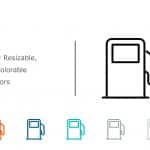 Gas Station Icon 1 PowerPoint Template & Google Slides Theme