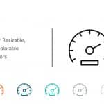Speedometer Icon 1 PowerPoint Template & Google Slides Theme