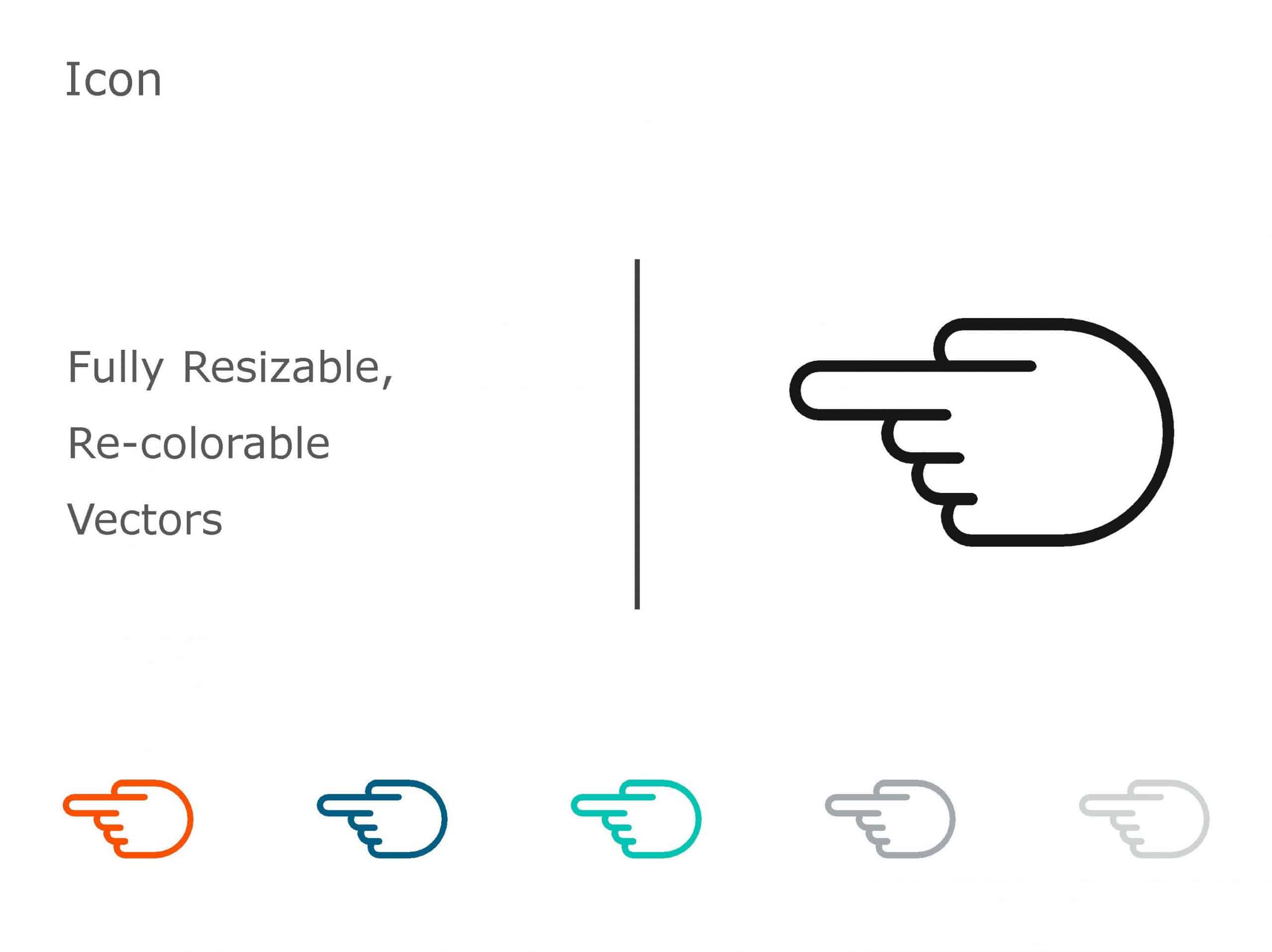 Finger Icon 1 PowerPoint Template