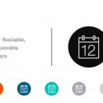 Calendar Icon 1 PowerPoint Template & Google Slides Theme