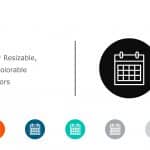 Calendar Icon 2 PowerPoint Template & Google Slides Theme