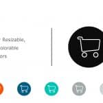 Shopping cart Powerpoint Icon 1