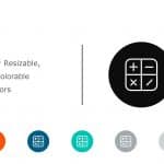 Calculator Icon 1 PowerPoint Template & Google Slides Theme