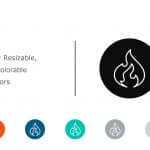 Fire Icon 1 PowerPoint Template & Google Slides Theme