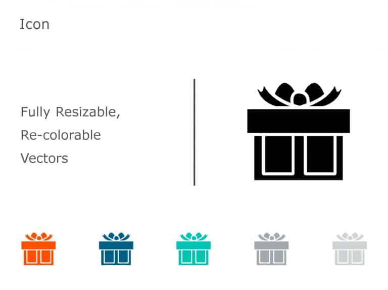 Gift Icon 1 PowerPoint Template