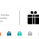 Gift Icon 10 PowerPoint Template & Google Slides Theme