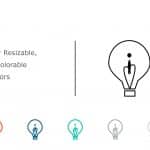 Bulb Icon 1 PowerPoint Template & Google Slides Theme