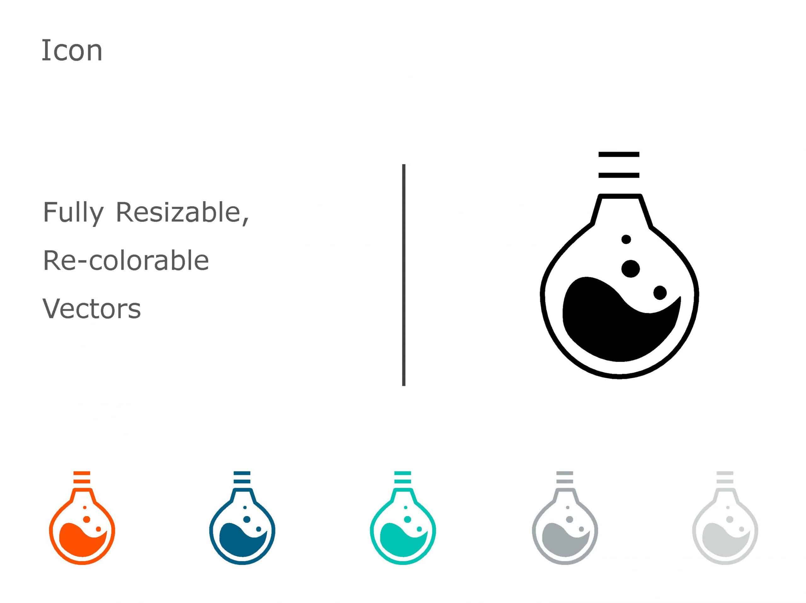 Bulb Icon 2 PowerPoint Template