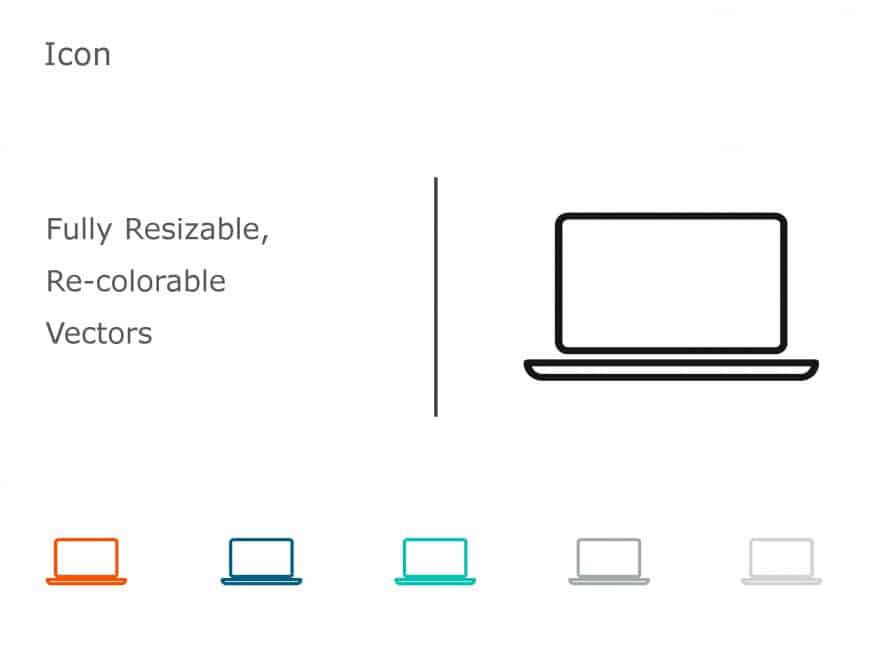 Gadgets and Technology Icon 2 PowerPoint Template