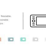 Gadgets and Technology Icon 5 PowerPoint Template