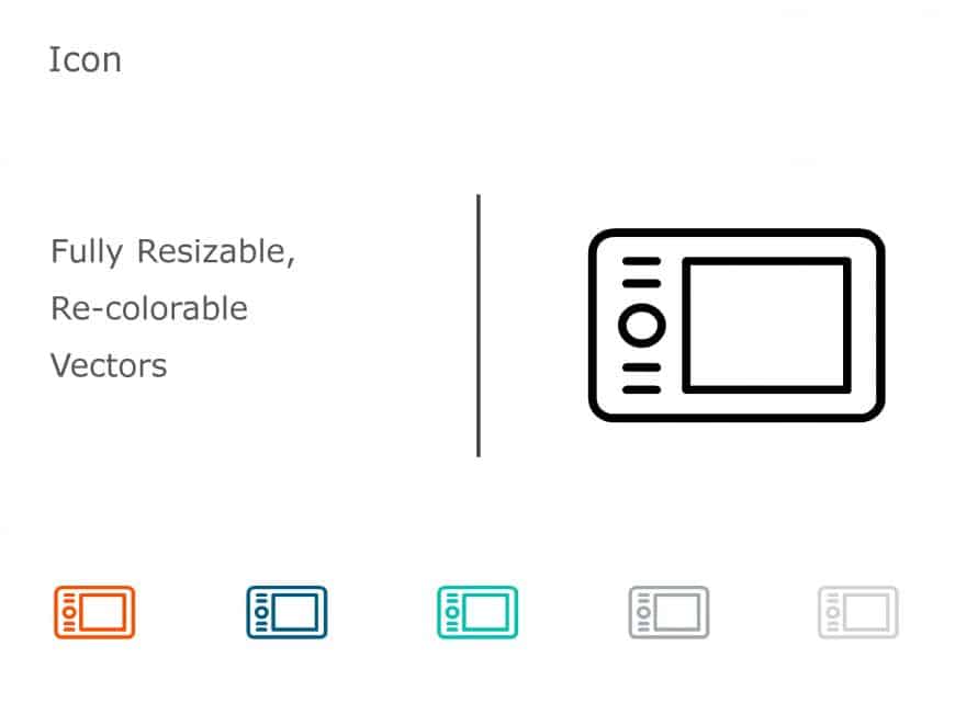 Gadgets and Technology Icon 11 PowerPoint Template