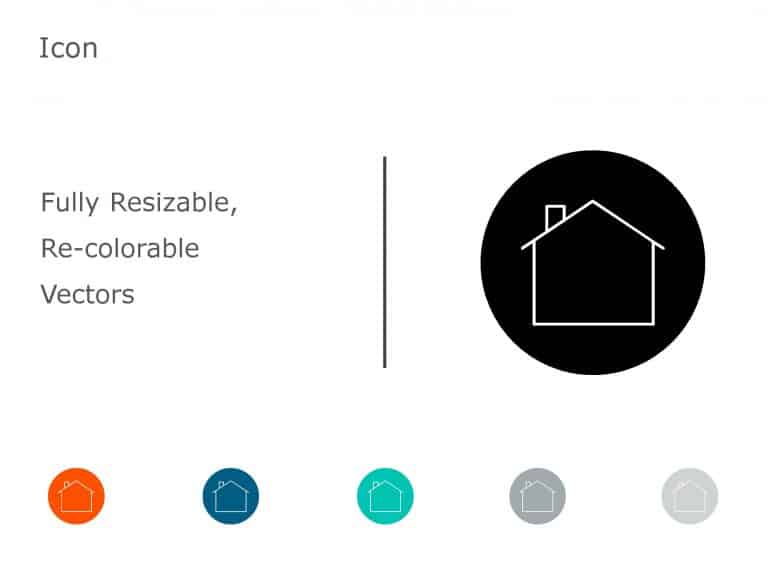 Home Icon 5 PowerPoint Template