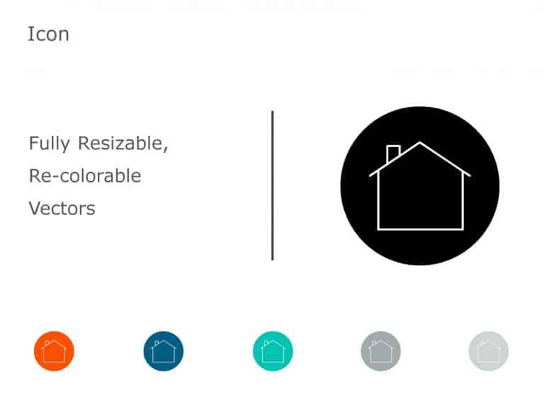 Home Icon 5 PowerPoint Template & Google Slides Theme