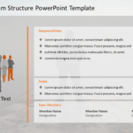 Leadership Team Structure PowerPoint Template & Google Slides Theme