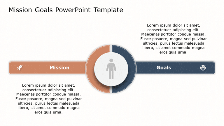 Mission Goals 113 PowerPoint Template & Google Slides Theme