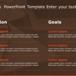 Mission Goals 116 PowerPoint Template & Google Slides Theme