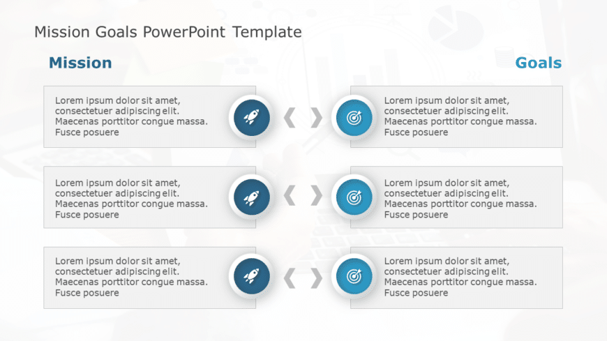 Mission Goals 117 PowerPoint Template