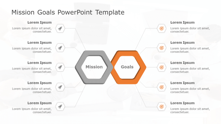 Mission Goals 118 PowerPoint Template & Google Slides Theme