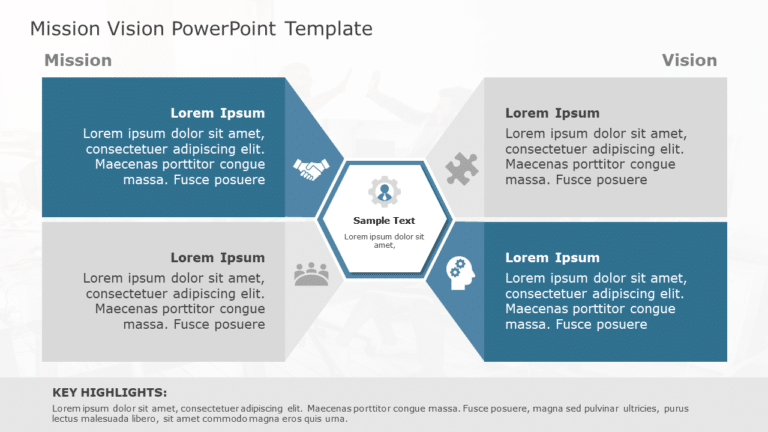 Mission Vision 120 PowerPoint Template & Google Slides Theme