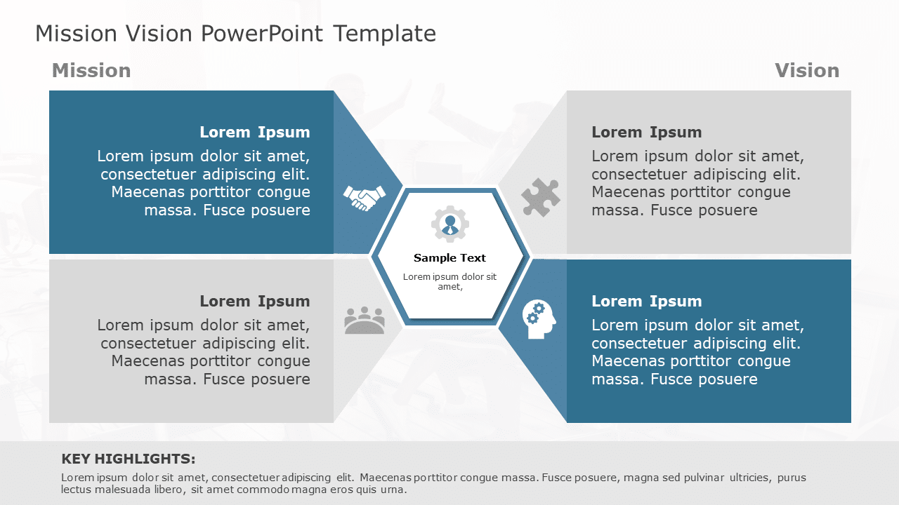 Mission Vision 120 PowerPoint Template & Google Slides Theme