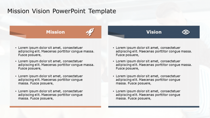 Mission Vision 124 PowerPoint Template