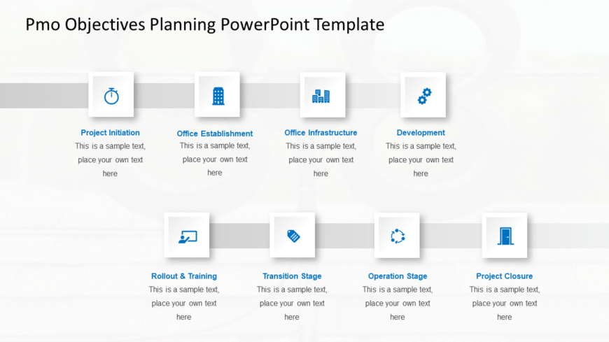 PMO Objectives Planning PowerPoint Template