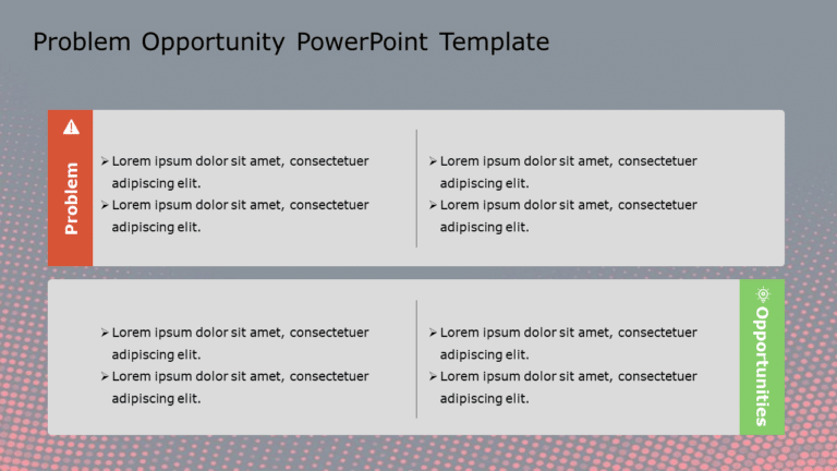 Problem Opportunity 127 PowerPoint Template & Google Slides Theme