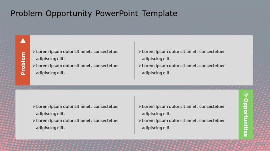 Problem Opportunity 127 PowerPoint Template