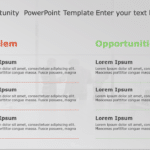 Problem Opportunity 129 PowerPoint Template & Google Slides Theme