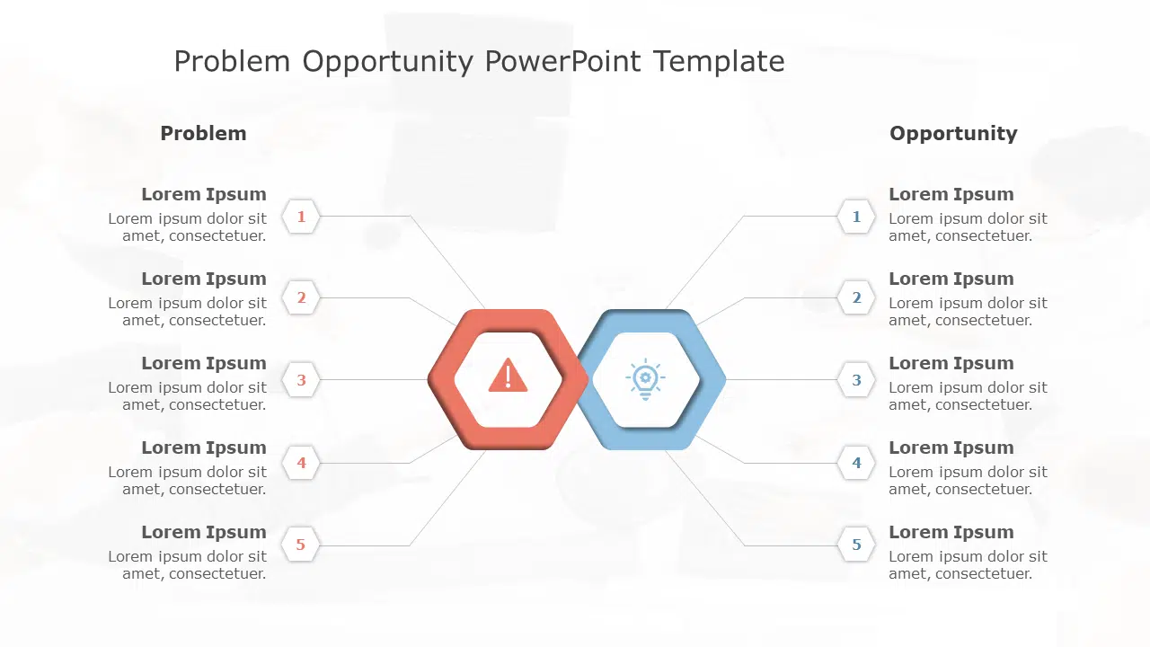 Problem Opportunity 132 PowerPoint Template & Google Slides Theme