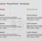 Problem Solution 139 PowerPoint Template & Google Slides Theme