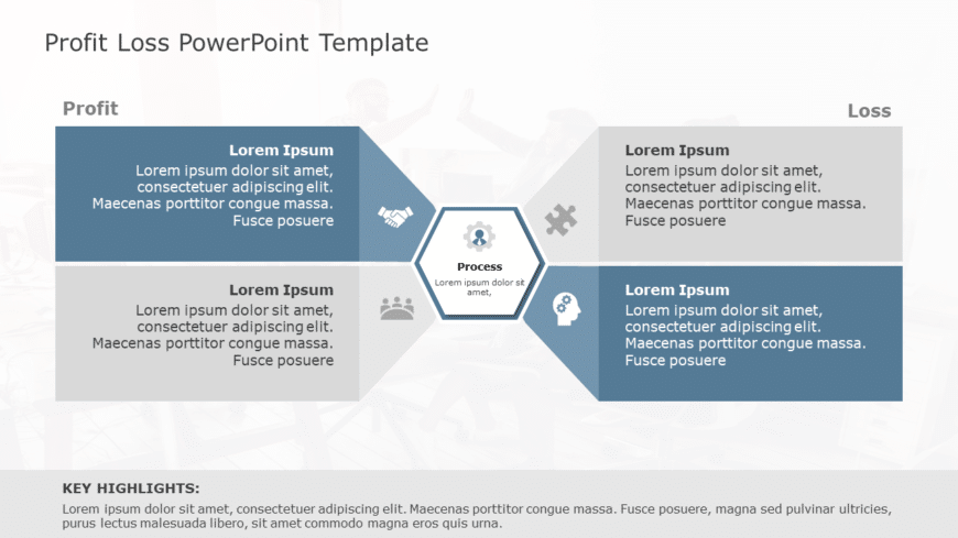 Profit Loss 143 PowerPoint Template