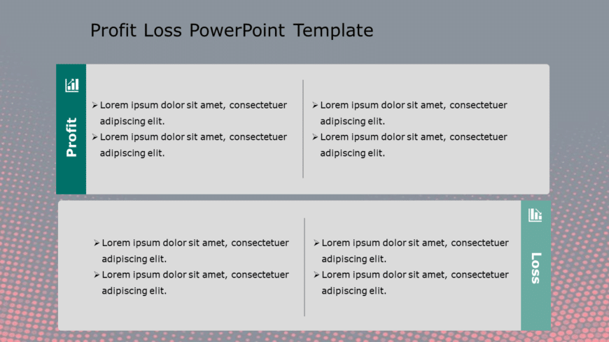 Profit Loss 146 PowerPoint Template