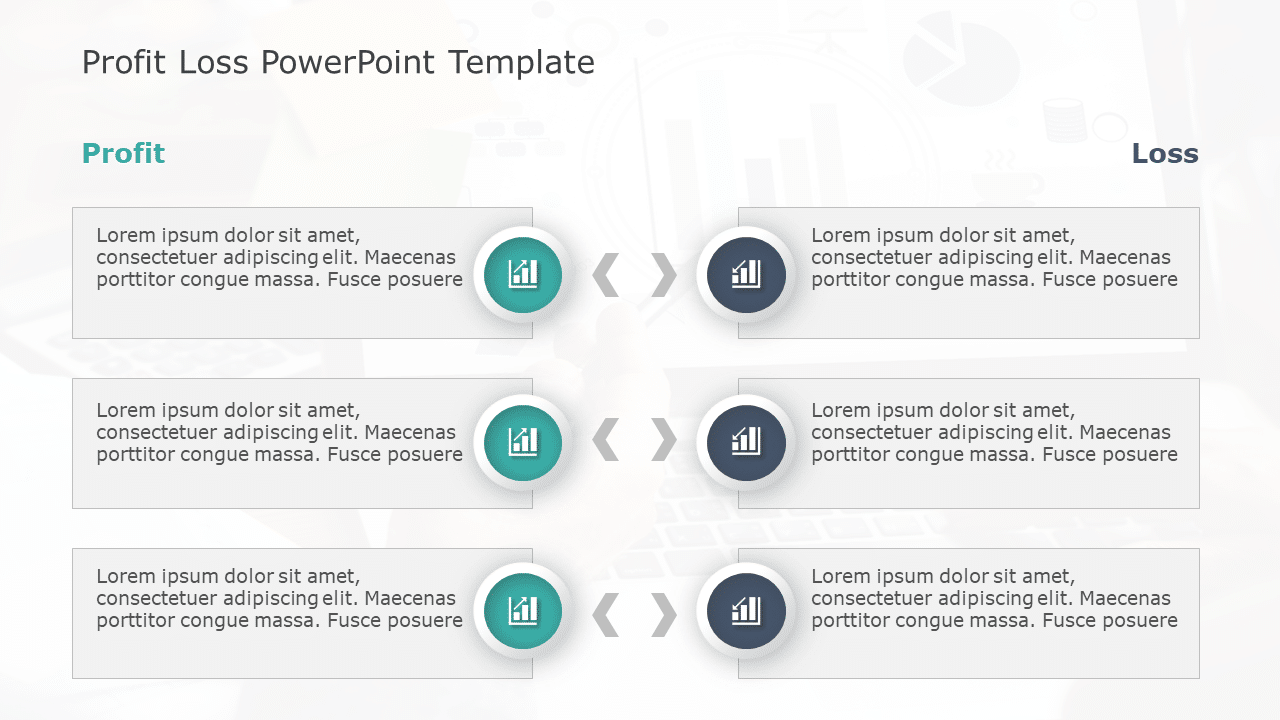 Profit Loss 150 PowerPoint Template & Google Slides Theme