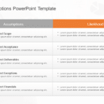 Project Assumptions PowerPoint Template & Google Slides Theme