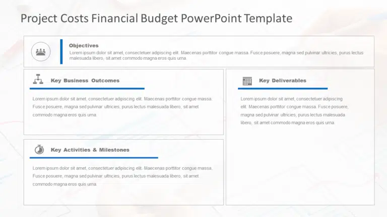 Project Costs Financial Budget PowerPoint Template & Google Slides Theme