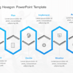 Project Planning Hexagon PowerPoint Template & Google Slides Theme