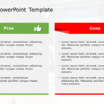 Pros Cons 110 PowerPoint Template & Google Slides Theme