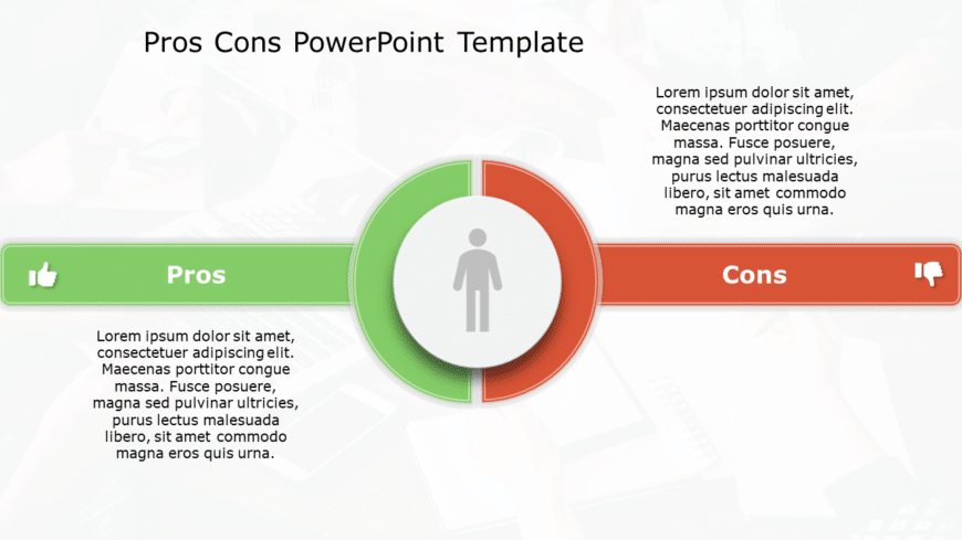 Pros Cons 154 PowerPoint Template