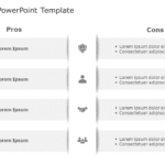 Pros Cons 156 PowerPoint Template & Google Slides Theme